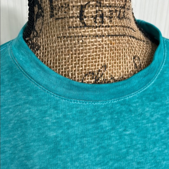 Time and Tru Teal Long Sleeve Sweatshirt Dress - Picture 3 of 7